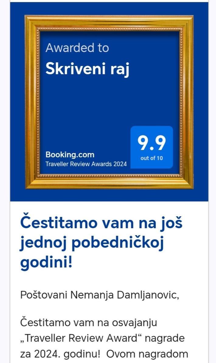 Skriveni Raj Vendégház Gornji Milanovac Kültér fotó